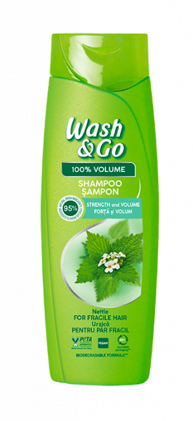 100& VOLUME SHAMPOO W&G SH NETTLE | Wash and Go